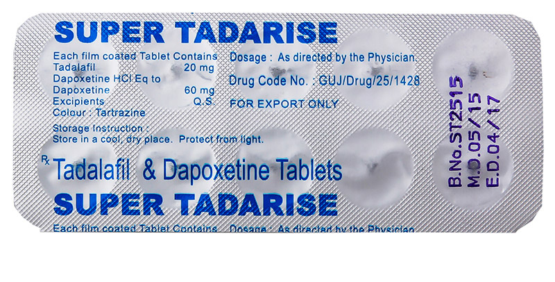 Tadalafil, Cialis with Dapoxetine